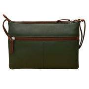 6028 DOUBLE ZIP CROSSBODY BAG